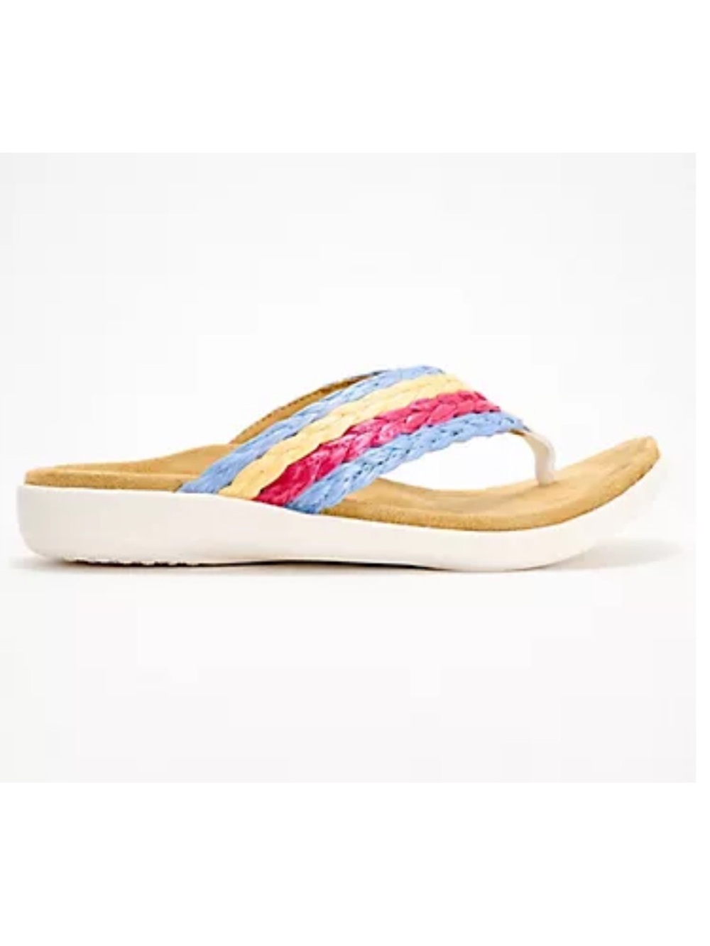 Revitalign Yumi Raffia Cushioned Orthotic Women's Sandals Thong Sandals Size 10